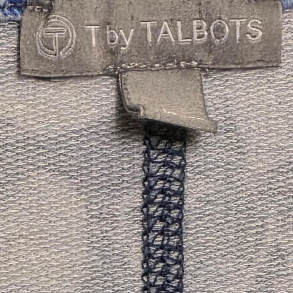 Talbots Women's Blue Sweatshirt - Picture 3 of 3